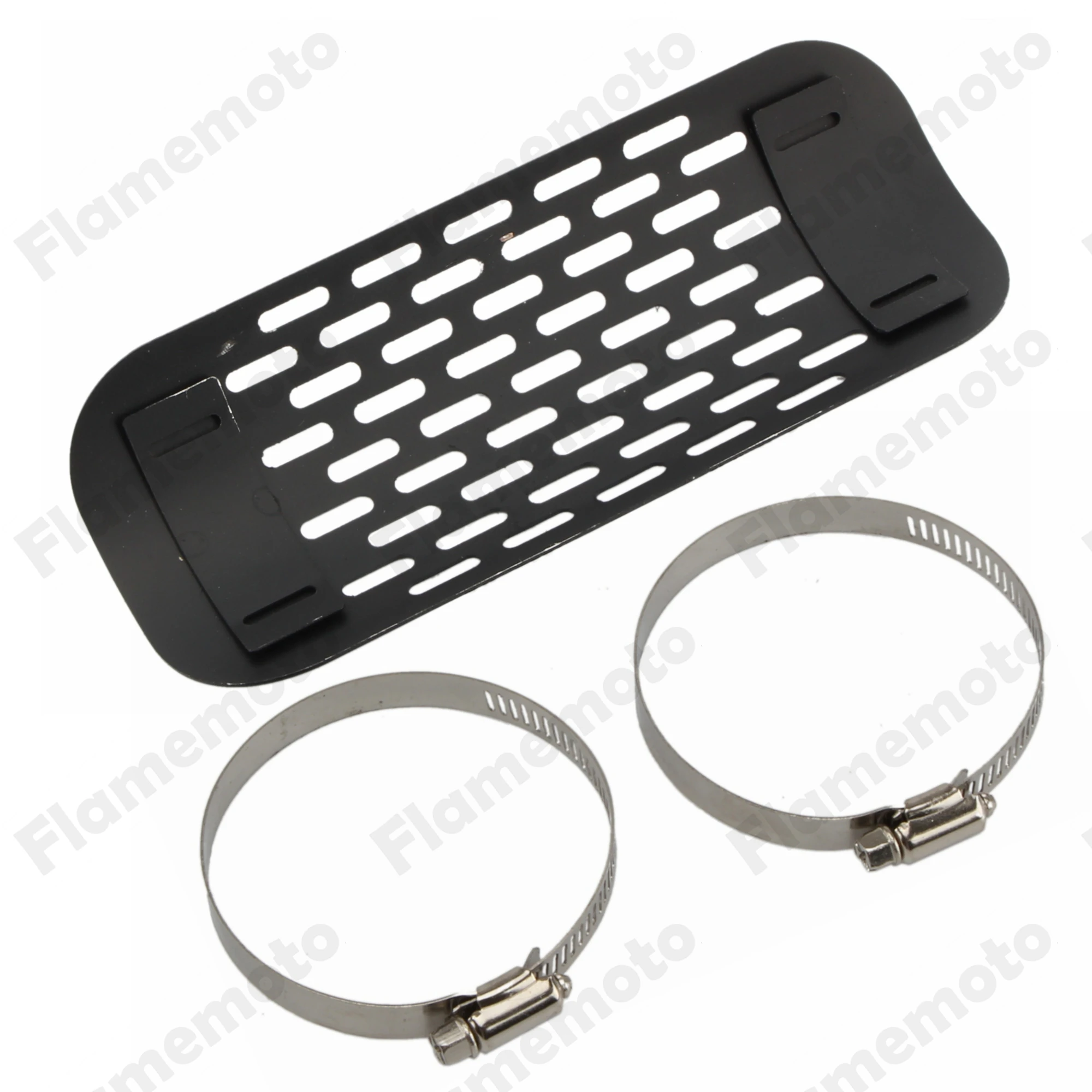 Black Motorcycle Heat Shield Cover Exhaust Muffler Pipe Guard For Harley Chopper Bobber Cruiser
