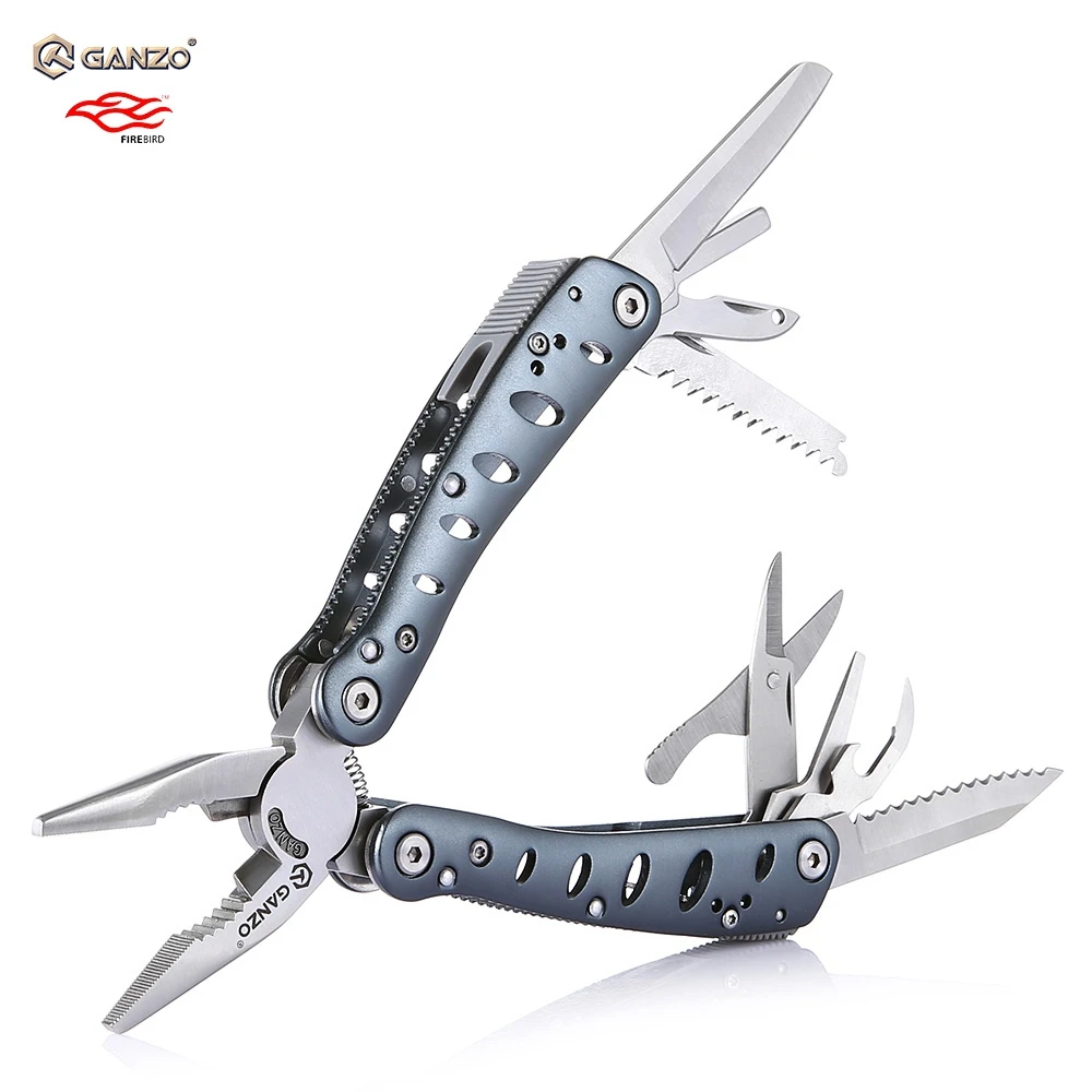Ganzo G101-H многоразовые складные плоскогубцы для зачистки проводов Мультитул нож режущие плоскогубцы кемпинг инструменты Карманный открытый