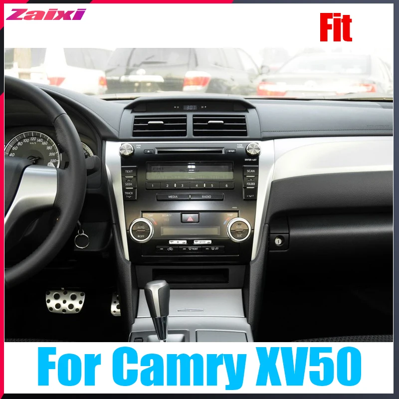 Sale ZaiXi Android Car Multimedia GPS For Toyota Camry XV50 2015~2017 Radio vertical screen tesla screen Radio Video USB DAB+ 4