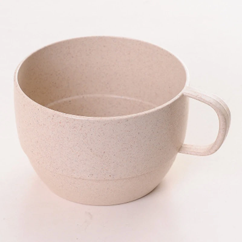 

water Cup mug Breakfast Wheat Straw Coffee Tea Milk Drinking Portable drinks