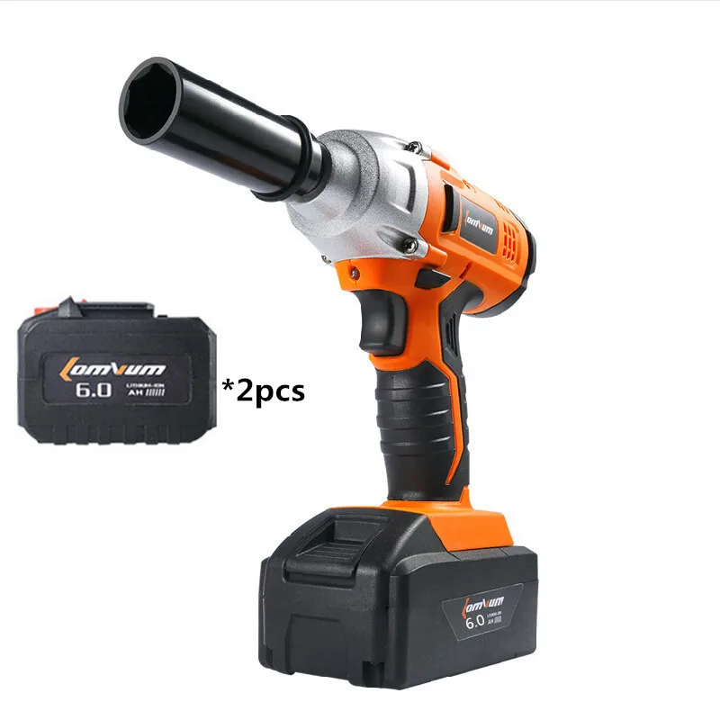 6000mA rechargeable electric impact wrench multi function cordless nut