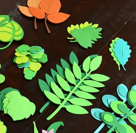 DIY декоративные пенные листьев растений для школьного Кабинета детского сада