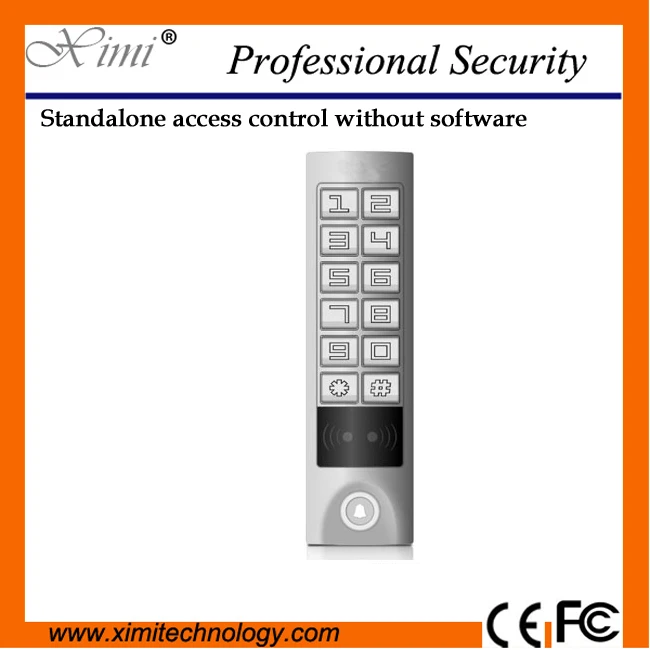 

Hot Sale 1125Khz Rfid Card Reader New Arrival With Keypad Waterproof Proximity Card Single Door Access Control