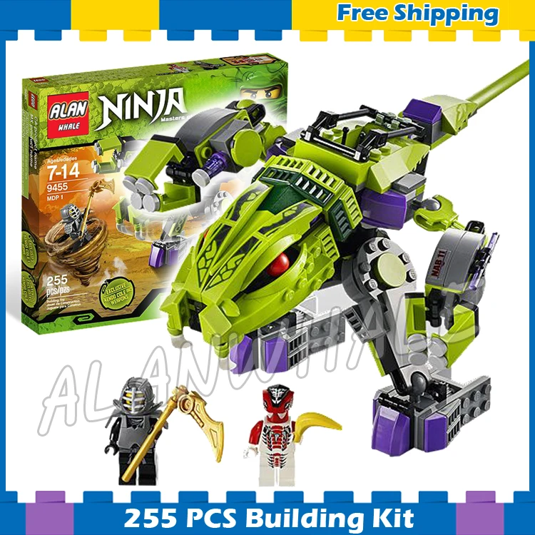 

255pcs 2016 9755 Ninja Fangpyre Mech Building Blocks sets Educational Bricks Feng-Suei Kids Toys Compatible With Lego