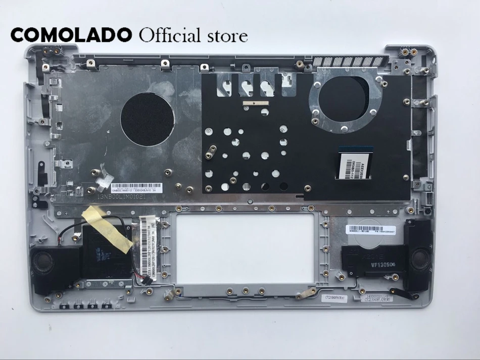 UK Keyboard For Asus X201 X201E White With Palmrest topcase C Cover Laptop Keyboard UK Layout