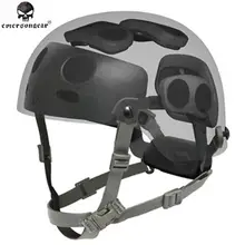 Emersongear FAST MICH helmet Accessory EMERSON Dial Liner Kit Complete Set EM5671A Dark Earth And Black