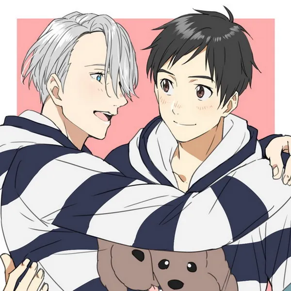Домашний текстиль Yuri On Ice Anime Victor Nikiforov & Katsuki полиэстеровый квадратный чехол с