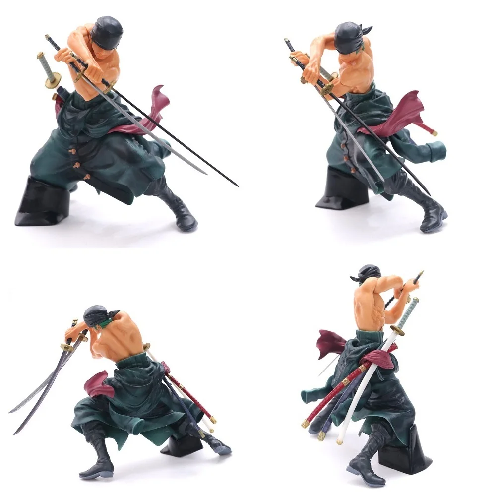 

THINKEASY Anime Figure 15CM One Piece POP Roronoa Zoro PVC Action Figure Toy Collectible Model Gift Doll