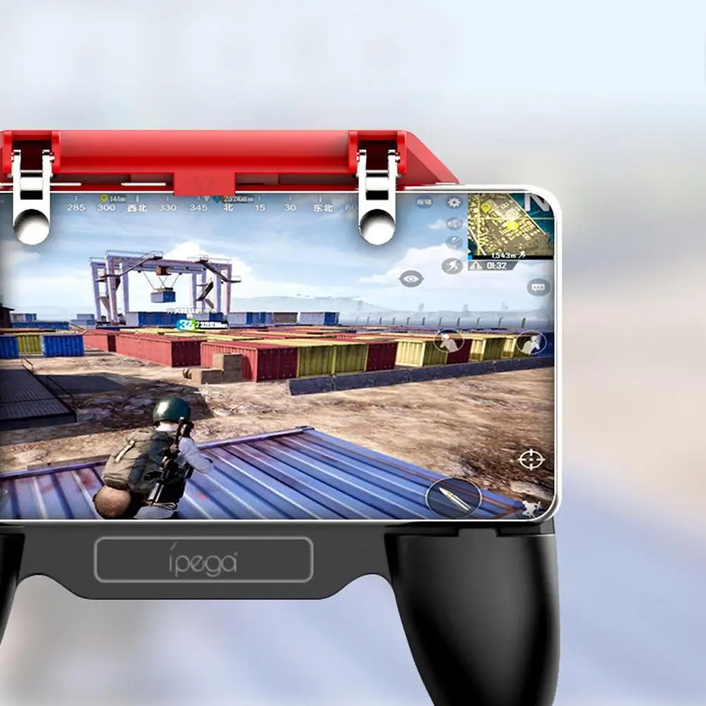 Pubg Controller Gamepad Pubg Mobile Trigger L1R1 Shooter Joystick Game Pad Phone Holder Cooler Fan With 2000 MAh Power Bank