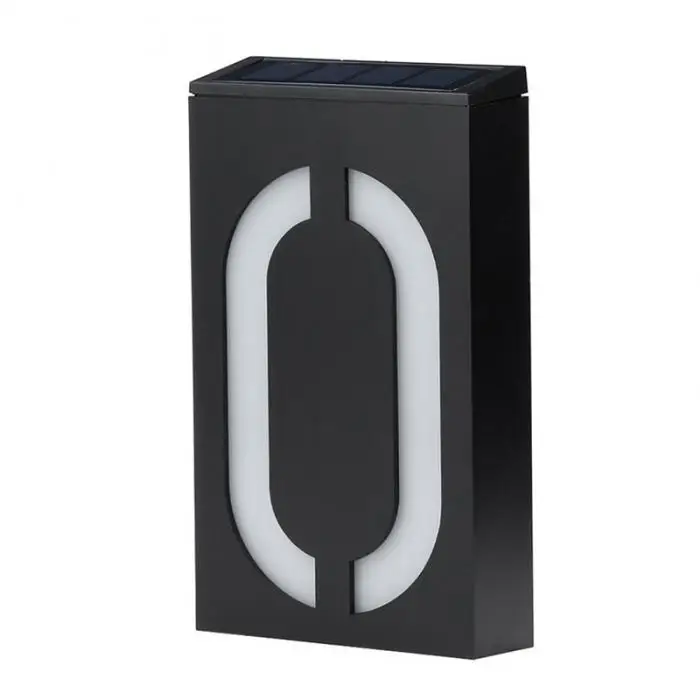 Sinal de Luz Endereço da Porta do Hotel Energia Solar Casa Placa Número Dígitos Novo Led 18 Energia solar led sinal de luz casa