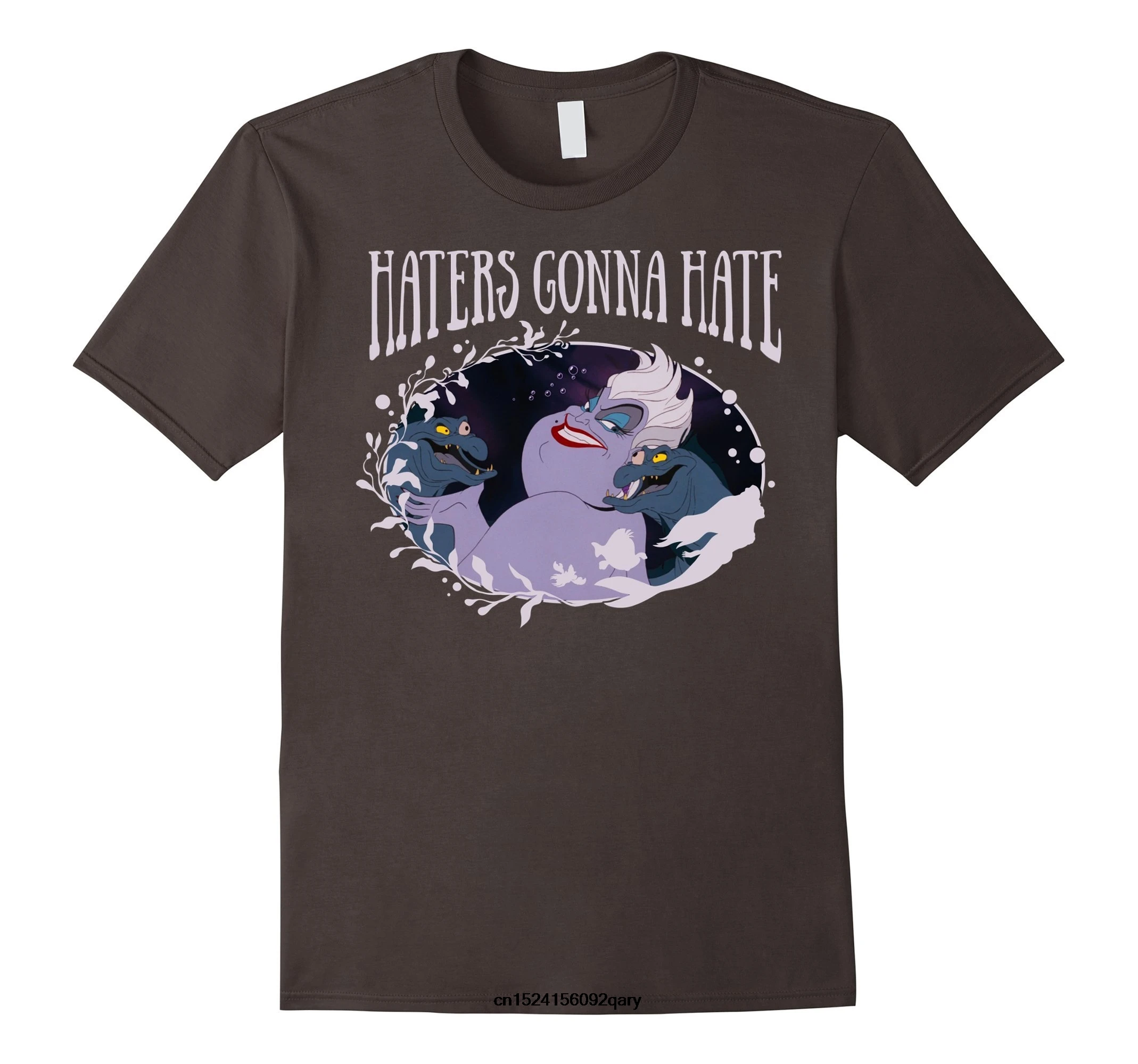 Для мужчин забавная футболка женщин Cool Русалочка Урсула Haters Gonna Hate C1 | Мужская
