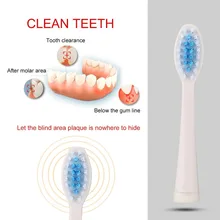 2pcs Electric Replaceable Toothbrush Heads Sonic Seago Tooth Brush Head for SG-881 For Oral B Electric Tooth Brush Hygiene Care