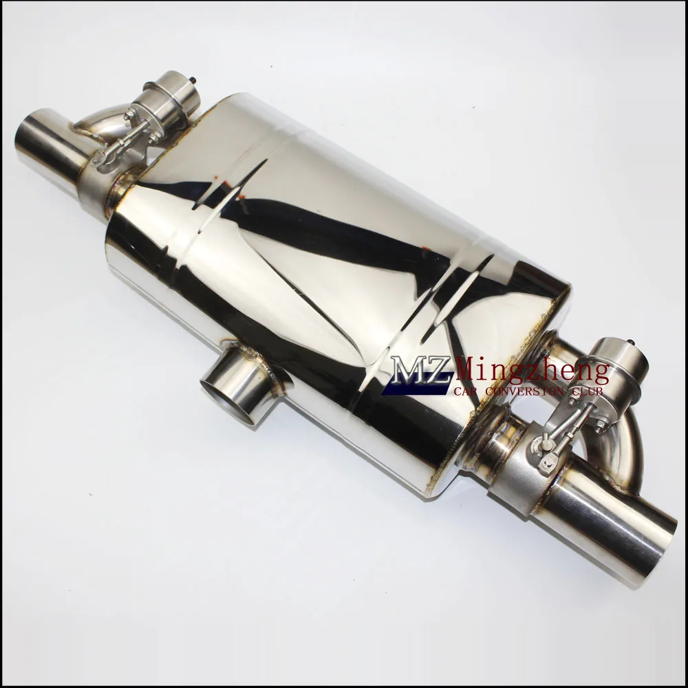 2.5" Exhaust System Stainless Steel T Pipe Electric Exhaust CutOut Out