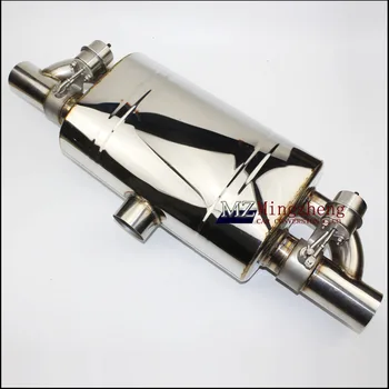 

2.5" Exhaust System Stainless Steel T Pipe Electric Exhaust CutOut Out Valve With Electronic Remote Control Switch exhaust pipe