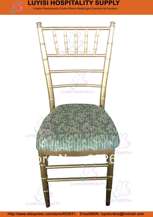 Золотистая алюминиевая фотовспышка с фиксированным сиденьем|chiavari chair gold|gold chiavari