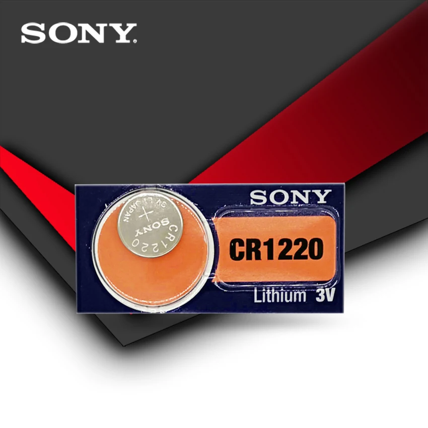 1 шт./лот sony CR1220 кнопочный Аккумулятор для часов автомобиля дистанционный ключ cr 1220 ECR1220 GPCR1220 3v литиевая батарея