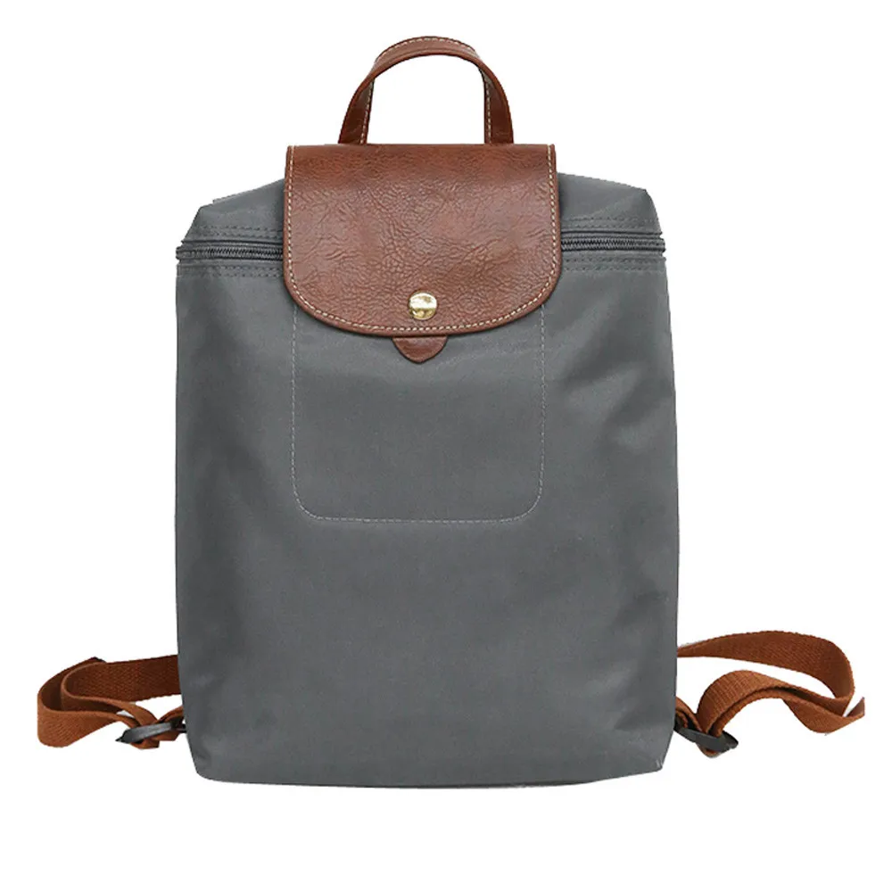 Нейлоновая сумка на молнии для отдыха и путешествий, студенческий рюкзак, складная сумка, сумка через плечо для девочек, женский рюкзак для путешествий Mochila