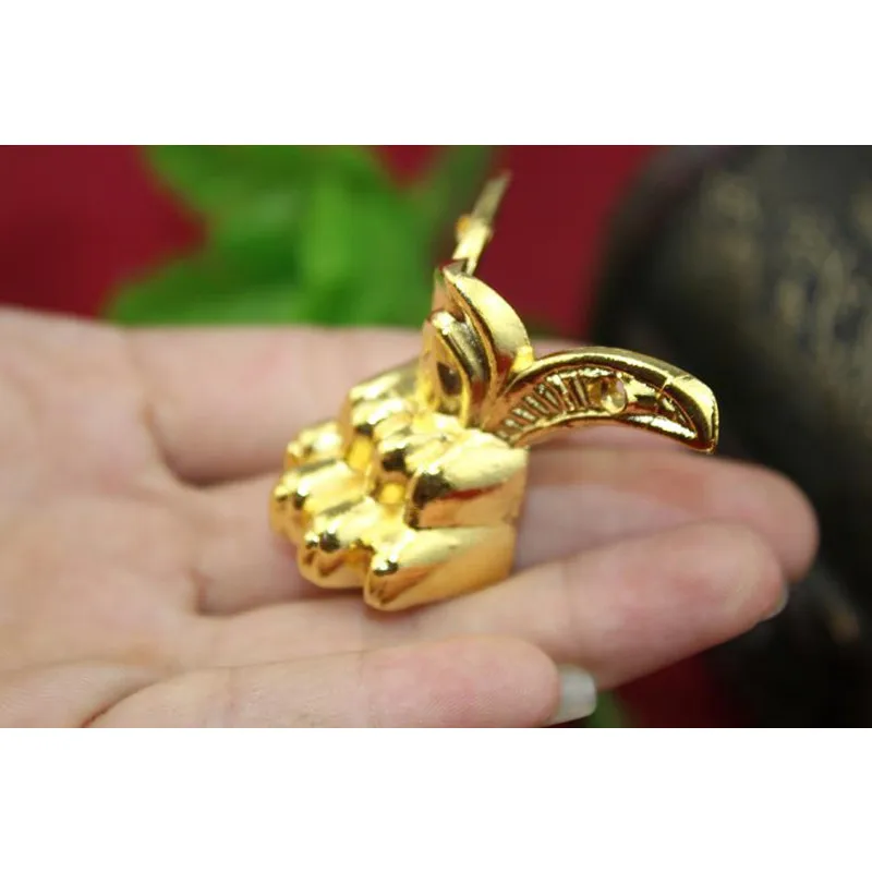

12Pcs 42*34mm,1Zinc Alloy Tiger Footing,Decoration Legs,Vintage Wooden Box Beast Feet,Yellow Cabinet Corner