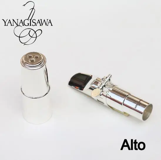

Tenor Alto Soprano Metal Saxophone Mouthpiece Nozzle Professional Silver Plated Size 5.6.7.8.9 E boquilha Jazz Music