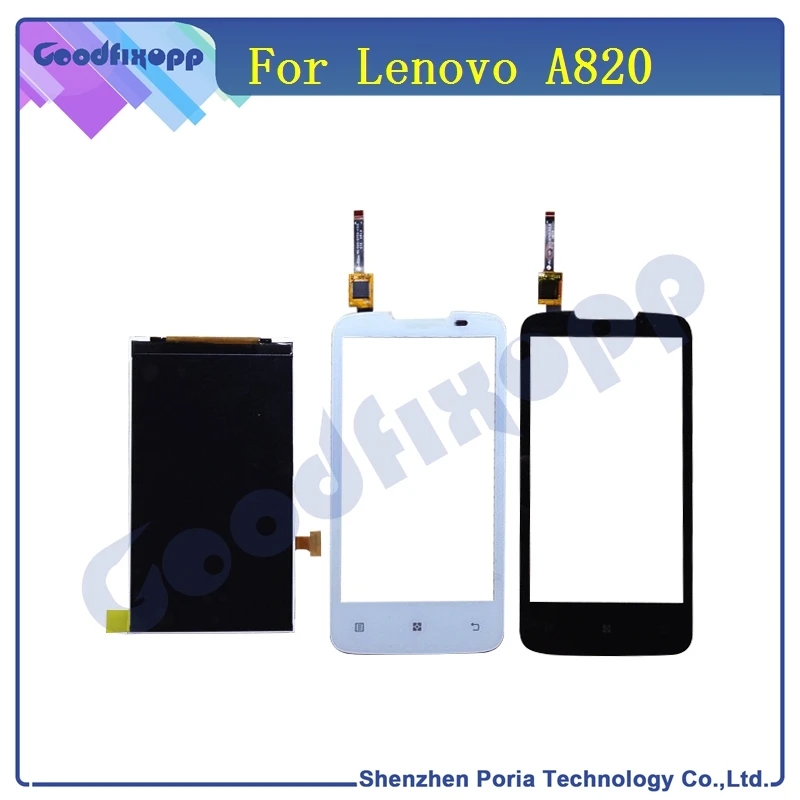 

For Lenovo A820 Touch Screen Panel Sensor Digitizer LCD Display For Lenovo Phone Replacement Parts Touch Screen For Lenovo A820