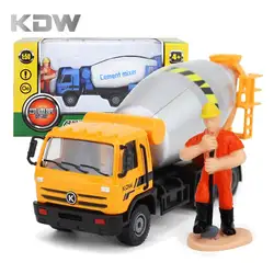 KDW 1:50 Бетономешалка игрушка грузовик модель металлического сплава инженерных машин грузовик Diecast игрушки транспортных средств для детей