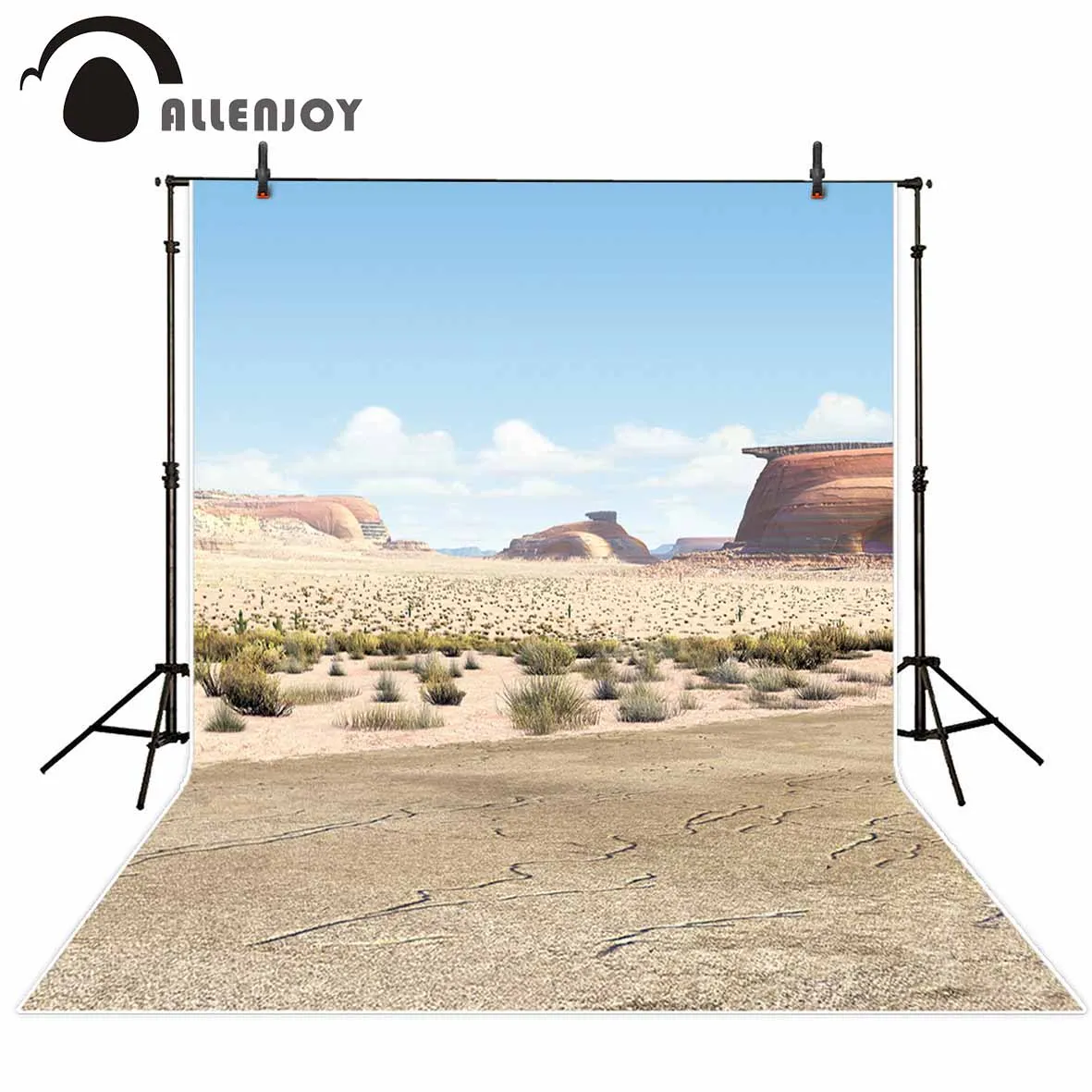 

Allenjoy vinyl photographic background Desert Hill desolate west without scary fantasy backdrop photography photocall props
