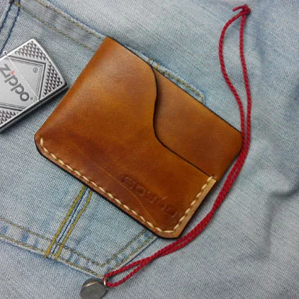 

Handmade Real Leather Drivers License Wallet Minimalist Genuine Leather Men Cardholder Portomonee Case To Protect Credit Cards
