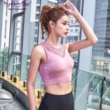Женские футболки для йоги Femme укороченные рубашки для бега фитнес Свободная безрукавка спортивный жилет с вырезом на спине эластичная тренировочная блуза
