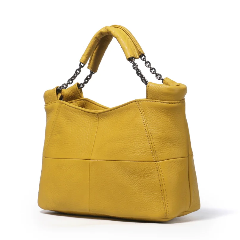 

Hot Sale Natural Cowhide Genuine Leather Women Handbag First Layer Of Cowhide Tote Luxury Brand Female 18080603