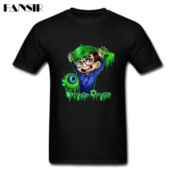 

Big Size Jacksepticeye Printing Shirts Men Man's Short Sleeve Crewneck Cotton Men T-shirt Group Summer Tees