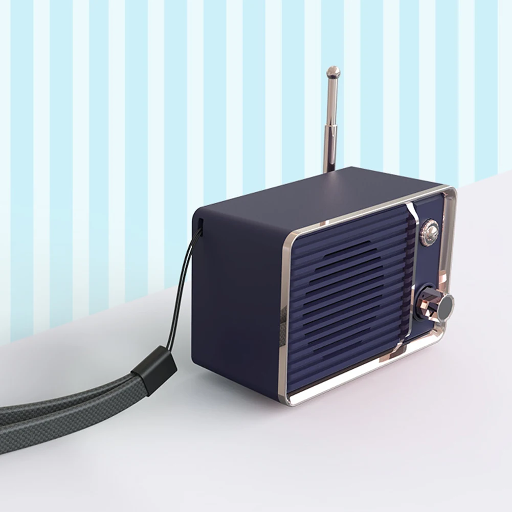 DW01 аудио портативный Перезаряжаемый Мини громкоговоритель в стиле ретро HIFI Звук USB милый беспроводной стерео сабвуфер тяжелый бас