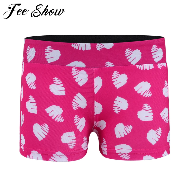 

Children's Leotard Shorts Girls Kids Wide Elastic Waistband Activewear Dancing Performance Shorts Bottoms for Sports Gymnastic