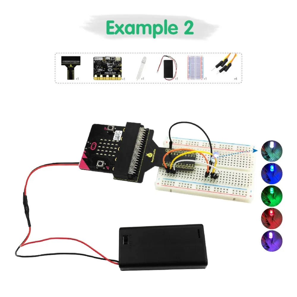 Keyestudio Начинающий стартовый набор для BBC micro: bit(включая Micro: Bit Board