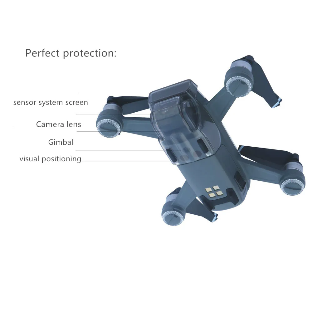 spark drone Front 3D Sensor System Protection Cover Lens Fixed Dustproof Cap For DJI SPARK Drone Accessories 1 (5)