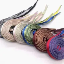 Распродажа! 1 пара моющихся двухцветных туфель кружева 2 цвета в разных сторонах идеально для кроссовок