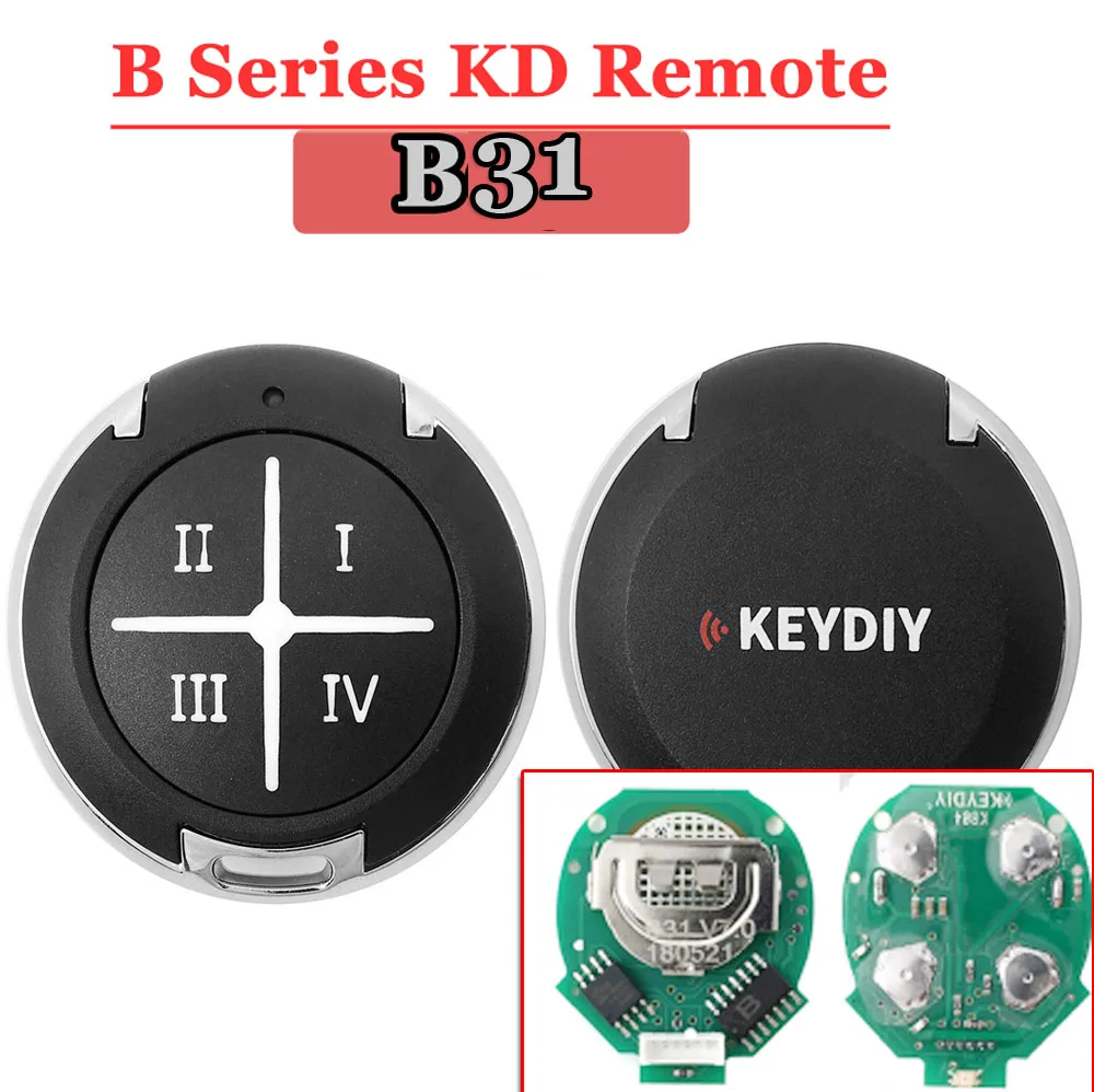 

Free Shipping ( 5pcs/LOT ) KEYDIY Original KD900 KD900+ URG200 KD-X2 Key Generator B Series Remote Control B31 Auto Garage Door