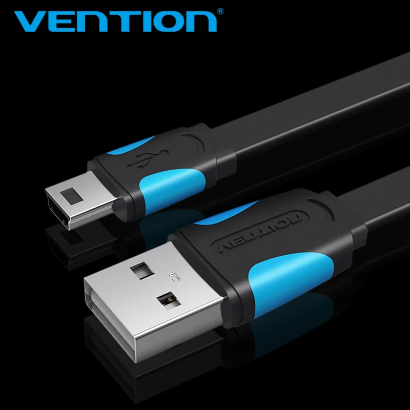 

Vention Mini USB Cable Mini USB to USB Fast Charging Data Cable For Cellular Phone Digital Camera HDD MP3 MP4 Player Tablets GPS