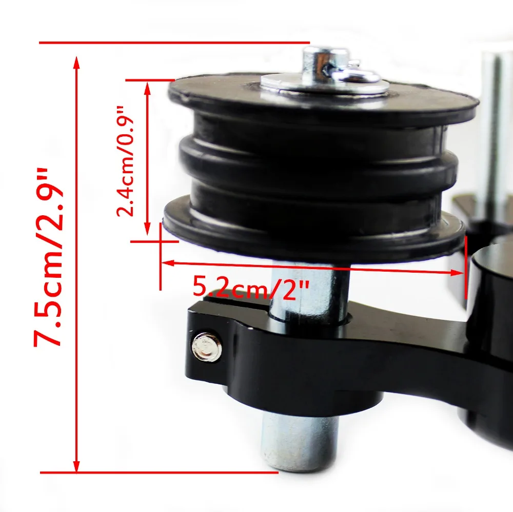 Универсальное алюминиевое устройство регулировки натяжителя цепи мотоцикла ролик модифицированные аксессуары для kawasaki Z250 Ninja 250 ABS Ninja 300 ABS