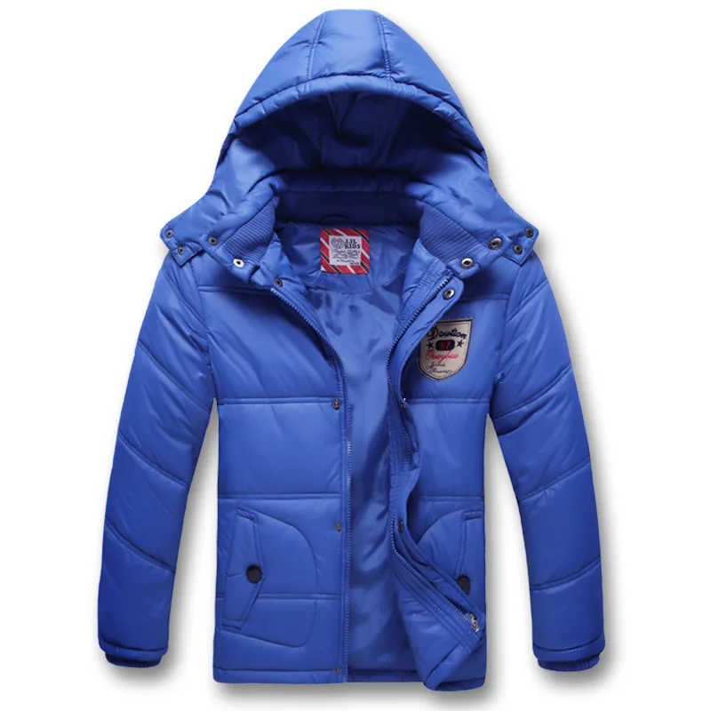 Roupas à Prova de Vento à Prova Outono e Inverno Crianças Outerwear Cabolsa Quente Desportivo Dwaterproof Água Engrossar Meninos Meninas Algodão-acolchoado Jaquetas Mod. 255094 7 Mamãe e Bebê