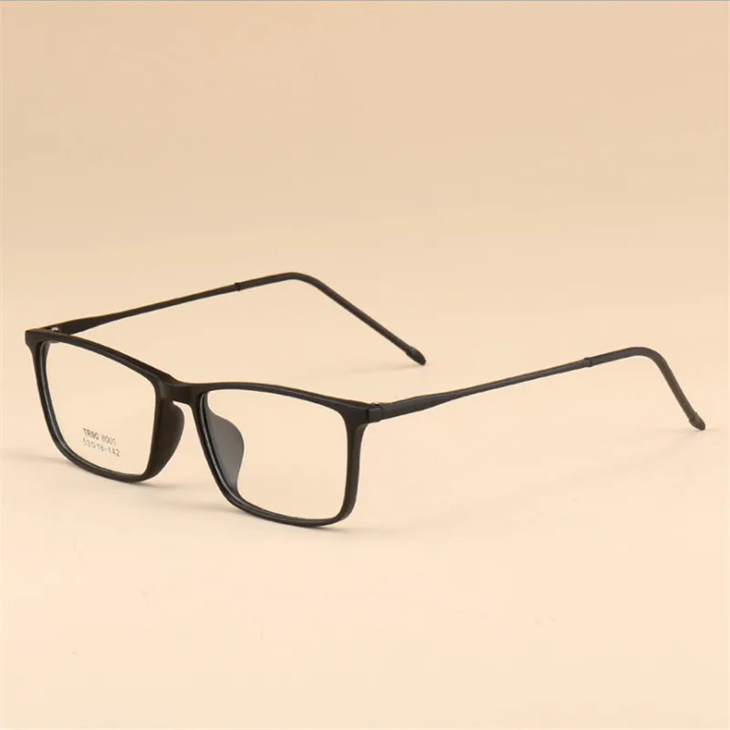 Ультралегкая оправа для очков TR90 для мужчин/женщин квадратная оптическая оправа для близоруких очков 001 очки по рецепту 53-13-137