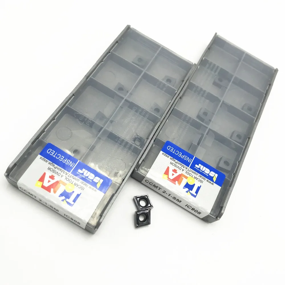 

CCMT060204 SM IC907/908 Turning Tool Carbide Inserts Internal Turning Tool Knife Blades CNC CCMT 060204 Lathe Metal Cutter Tools