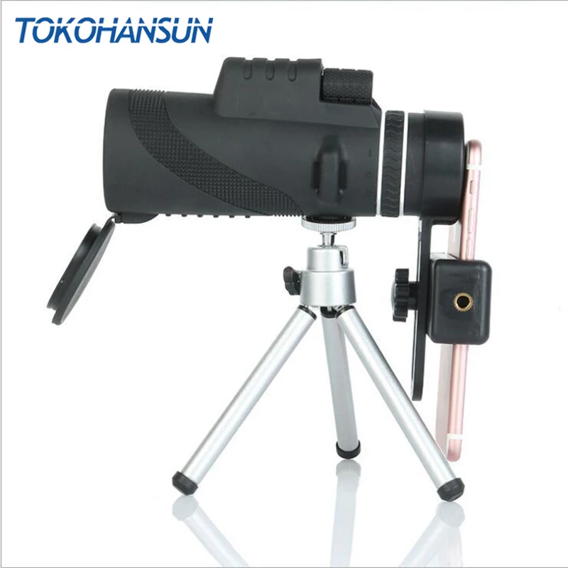 TOKOHANSUN 40X التكبير أحادي الهاتف المحمول عدسة تلسكوب 40x60 ل فون Xiaomi الهواتف الذكية كاميرا العدسات في الهواء الطلق الصيد TOKOHANSUN 40X التكبير أحادي الهاتف المحمول عدسة تلسكوب 40x60 ل فون Xiaomi الهواتف الذكية كاميرا العدسات في الهواء الطلق الصيد