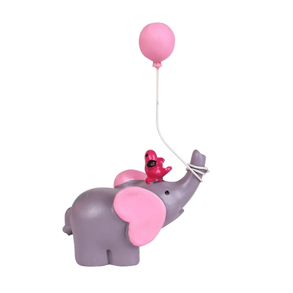 Pink Горячий Слон-Шар Леденец счастливое украшение для именинного торта десертный Декор подарки украшения FQ-ing - Цвет: Pink