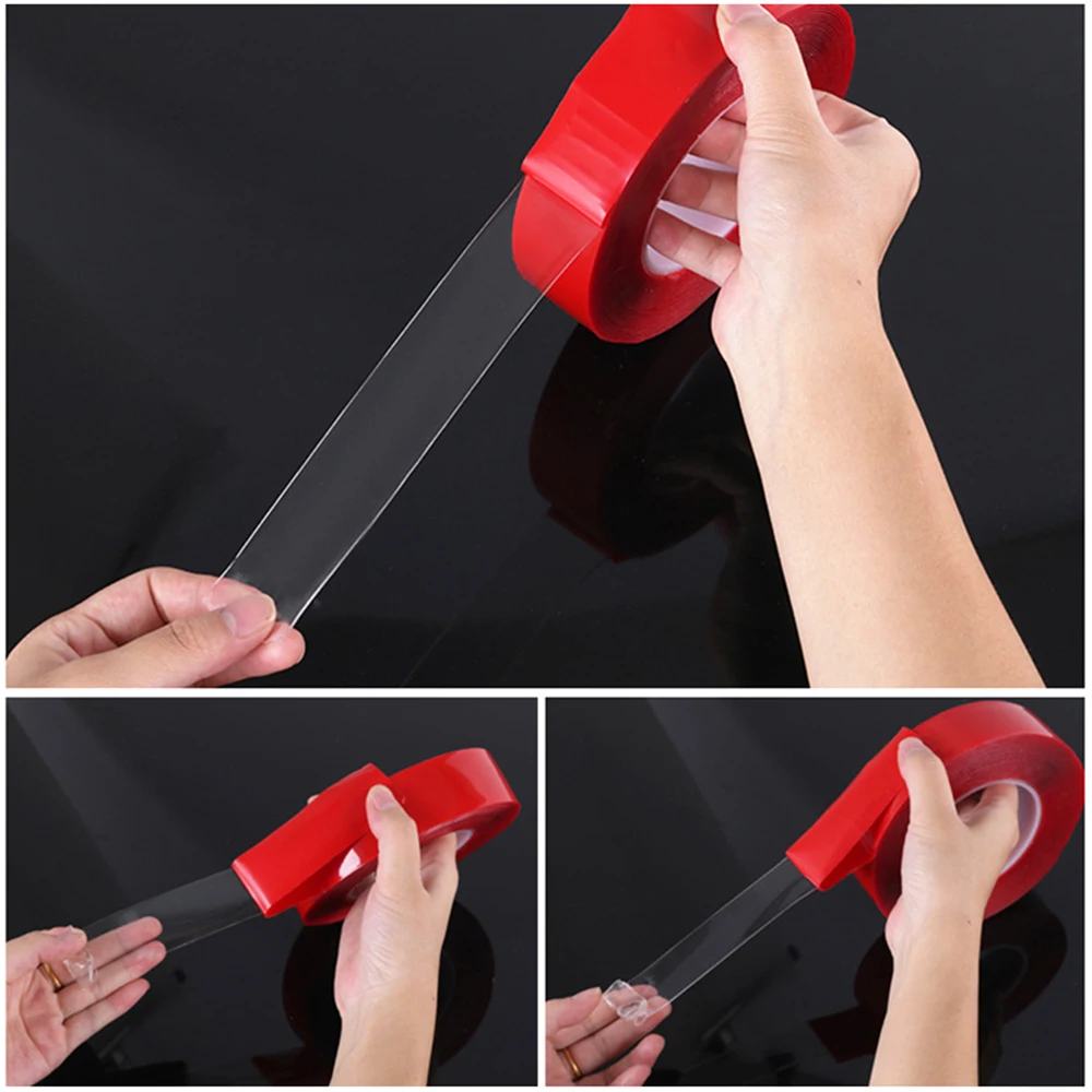 

5/10/15/20/25/30 mm double-sided adhesive tape 3m self-adhesive duct double sided tape For Phone Screen Car Repair Accessories