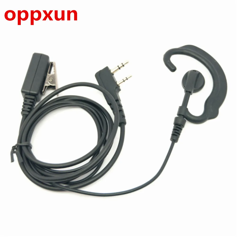 Oppxun новый лук Тип ухо вешалка для наушников микрофон для Kenwood TK 3107 U100 th TYT Baofeng UV-5R удобный Радио