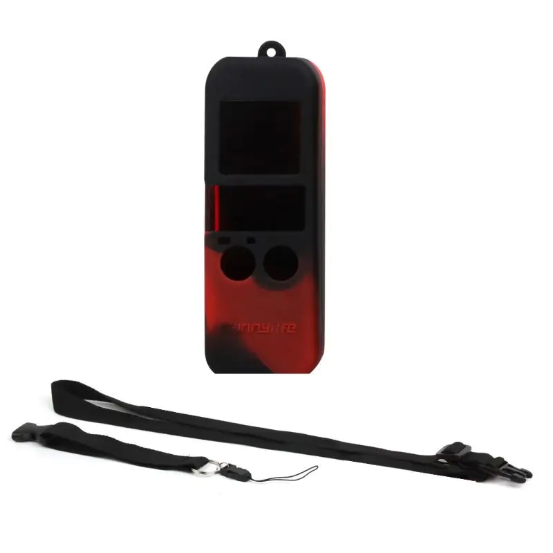 Защитный чехол для DJI OSMO Pocketct ручной карданный Силиконовый Чехол ударопрочный водонепроницаемый аксессуары - Цвет: Серый