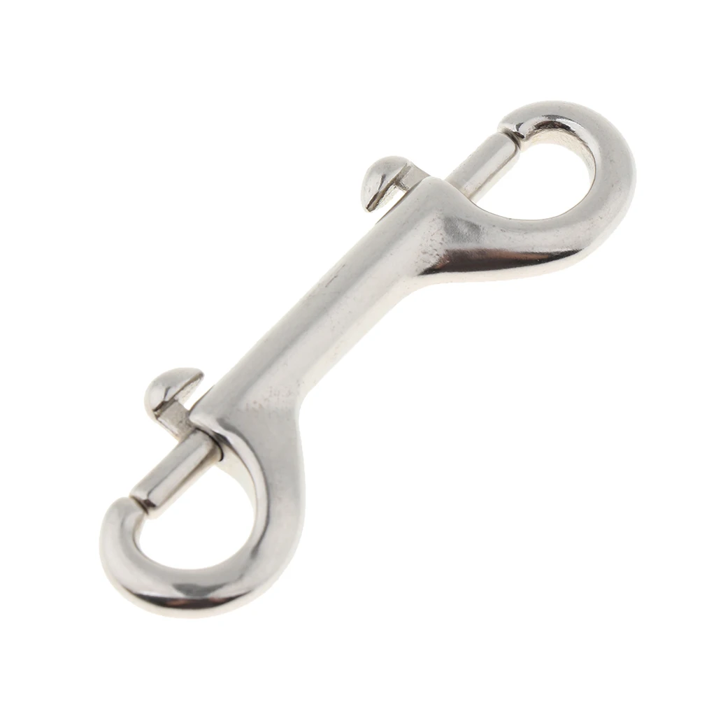 Double Ended Snap Hook Key Holder Brass Clip Hanging Keychain Spring Buckle