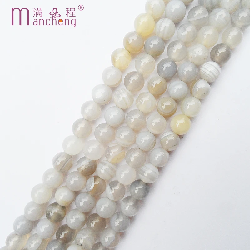 

Natural Stone 6MM Peach botswana agate beads Sardonyx veins botswana Agate stone bead Loose Beads For making jewelry(60-62 bead)
