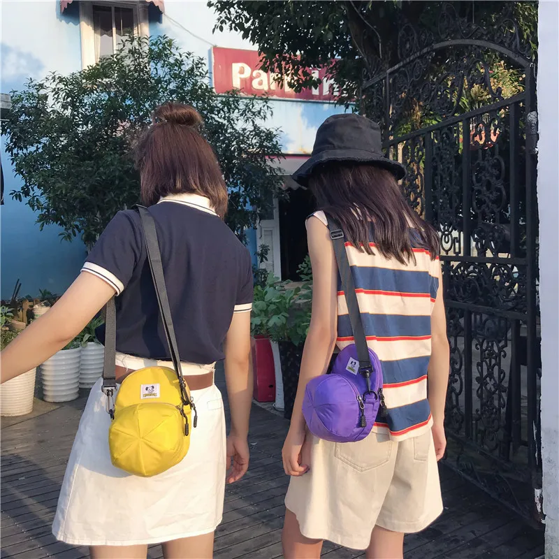 Menghuo New Hot Model Hat Shape Women Nylon Crossbody Bag Cute Handbags Shoulder Bags Creative Lady Messenger Cross body BagsIMG_2407