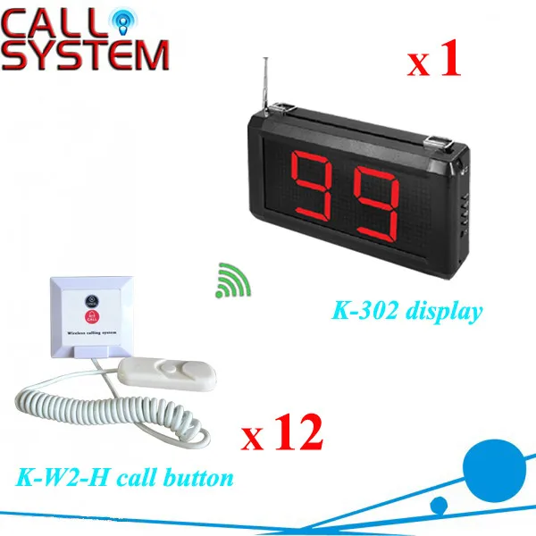 K-302+W2-H 1+12 Nurse Call Paging System